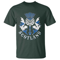 Scotland Thistle Floral Emblem T Shirt Stylized Gothic Heraldry Scottish Heritage Pride