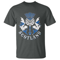 Scotland Thistle Floral Emblem T Shirt Stylized Gothic Heraldry Scottish Heritage Pride