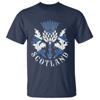 Scotland Thistle Floral Emblem T Shirt Stylized Gothic Heraldry Scottish Heritage Pride