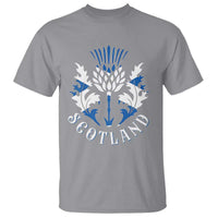 Scotland Thistle Floral Emblem T Shirt Stylized Gothic Heraldry Scottish Heritage Pride