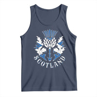 Scotland Thistle Floral Emblem Tank Top Stylized Gothic Heraldry Scottish Heritage Pride