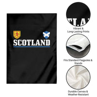 Scotland Dual Crest Lion Rampant Shield Saltire Flag Garden Flag Football Fans Match Day