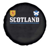 Scotland Dual Crest Lion Rampant Shield Saltire Flag Spare Tire Cover Football Fans Match Day