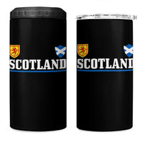 Scotland Dual Crest Lion Rampant Shield Saltire Flag 4 in 1 Can Cooler Tumbler Football Fans Match Day