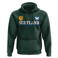 Scotland Dual Crest Lion Rampant Shield Saltire Flag Hoodie Football Fans Match Day