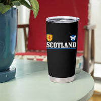 Scotland Dual Crest Lion Rampant Shield Saltire Flag Tumbler Cup Football Fans Match Day