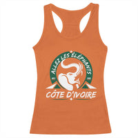 Allez Les Elephants Cote d'Ivoire Soccer Fan Racerback Tank Top Ivory Coast Pride Football Lovers