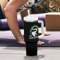Allez Les Elephants Cote d'Ivoire Soccer Fan Tumbler With Handle Ivory Coast Pride Football Lovers
