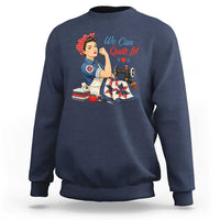 Funny Rosie We Can Quilt It Sweatshirt Quilting Sewing Crafty Joke