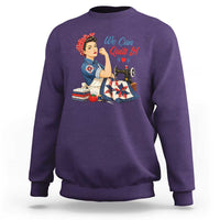 Funny Rosie We Can Quilt It Sweatshirt Quilting Sewing Crafty Joke