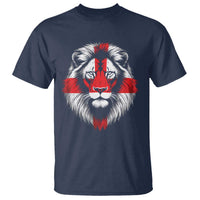 Majestic England Lion Face Graphic T Shirt Patriotic St. Georges Cross British Pride Heritage