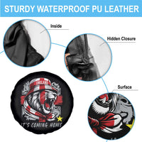 Roaring Lions England Football Pride Spare Tire Cover Retro Patriotic Soccer British Football Fans