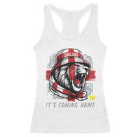 Roaring Lions England Football Pride Racerback Tank Top Retro Patriotic Soccer British Football Fans