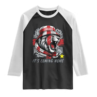 Roaring Lions England Football Pride Raglan Shirt Retro Patriotic Soccer British Football Fans