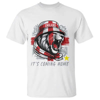 Roaring Lions England Football Pride T Shirt Retro Patriotic Soccer British Football Fans