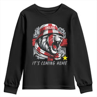 Roaring Lions England Football Pride Youth Sweatshirt Retro Patriotic Soccer British Football Fans