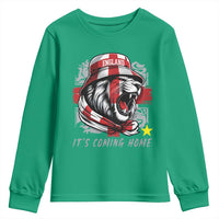 Roaring Lions England Football Pride Youth Sweatshirt Retro Patriotic Soccer British Football Fans