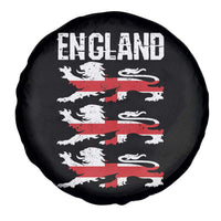 Vintage Three Lions England Pride Spare Tire Cover Patriotic Soccer British Football Fans