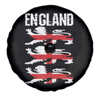 Vintage Three Lions England Pride Spare Tire Cover Patriotic Soccer British Football Fans