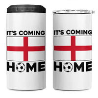 It is Coming Home England Football Flag 4 in 1 Can Cooler Tumbler Patriotic Soccer Fans St Georges Cross Heritage Pride