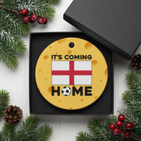 It is Coming Home England Football Flag Ceramic Ornament Patriotic Soccer Fans St Georges Cross Heritage Pride