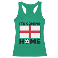 It is Coming Home England Football Flag Racerback Tank Top Patriotic Soccer Fans St Georges Cross Heritage Pride