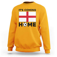 It is Coming Home England Football Flag Sweatshirt Patriotic Soccer Fans St Georges Cross Heritage Pride
