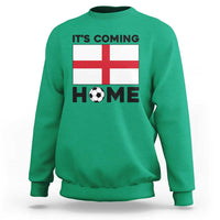 It is Coming Home England Football Flag Sweatshirt Patriotic Soccer Fans St Georges Cross Heritage Pride