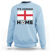 It is Coming Home England Football Flag Sweatshirt Patriotic Soccer Fans St Georges Cross Heritage Pride