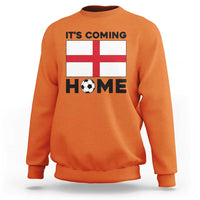 It is Coming Home England Football Flag Sweatshirt Patriotic Soccer Fans St Georges Cross Heritage Pride