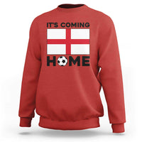 It is Coming Home England Football Flag Sweatshirt Patriotic Soccer Fans St Georges Cross Heritage Pride