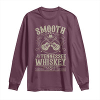 Smooth As Tennessee Whiskey Long Sleeve Shirt Country Music Guitar Drinking Addict