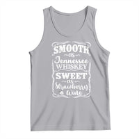 Smooth As Tennessee Whiskey Tank Top Sweet As Strawberry Wine Country Love