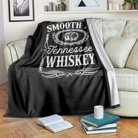 Smooth As Tennessee Whiskey Distillery Barrel Vintage Throw Blanket