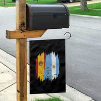 Argentina Spain Dual Heritage Flag Graphic Garden Flag Vintage Spanish Argetine Match Day Pride