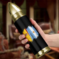 Argentina Spain Dual Heritage Flag Graphic Bullet Tumbler Vintage Spanish Argetine Match Day Pride