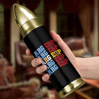 Retro ARG ESP Argentina Espana Flag Typography Graphic Bullet Tumbler Country Code Dual Argentine Spainish Heritage Pride