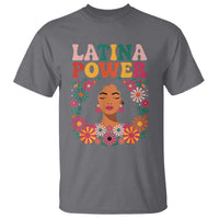 Latina Power T Shirt Floral Hispanic Heritage - Wonder Print Shop