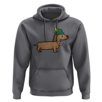 Oktoberfest Dachshund Hoodie Cute Sausage Dog German Munich - Wonder Print Shop