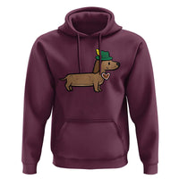 Oktoberfest Dachshund Hoodie Cute Sausage Dog German Munich - Wonder Print Shop