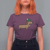 Oktoberfest Dachshund T Shirt For Women Cute Sausage Dog German Munich - Wonder Print Shop