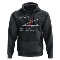 Funny Math Hoodie Find X Here It Is That Was Easy - Wonder Print Shop
