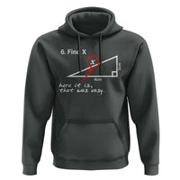 Funny Math Hoodie Find X Here It Is That Was Easy - Wonder Print Shop
