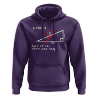 Funny Math Hoodie Find X Here It Is That Was Easy - Wonder Print Shop