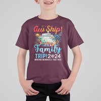 Aw Ship It's A Family Trip 2024 T Shirt For Kid Cruise Trip Making Memories Family Matching - Wonder Print Shop