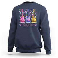Taylor Name Sweatshirt Retro Groovy 70s 80s - Wonder Print Shop