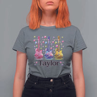 Taylor Name T Shirt For Women Retro Groovy 70s 80s - Wonder Print Shop