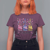 Taylor Name T Shirt For Women Retro Groovy 70s 80s - Wonder Print Shop