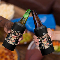 Funny Oktoberfest Deer 4 in 1 Can Cooler Tumbler Mei Dirndl Is In Da Wasch German Bavarian Costume - Wonder Print Shop