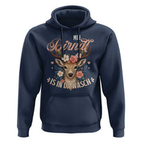 Funny Oktoberfest Deer Hoodie Mei Dirndl Is In Da Wasch German Bavarian Costume - Wonder Print Shop
